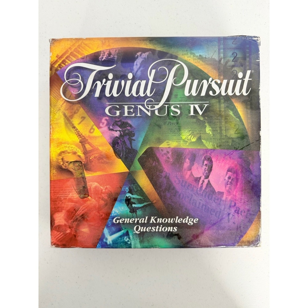 Vintage Trivial Pursuit Game, Genus IV, looks brand new, Mint Condition Complete